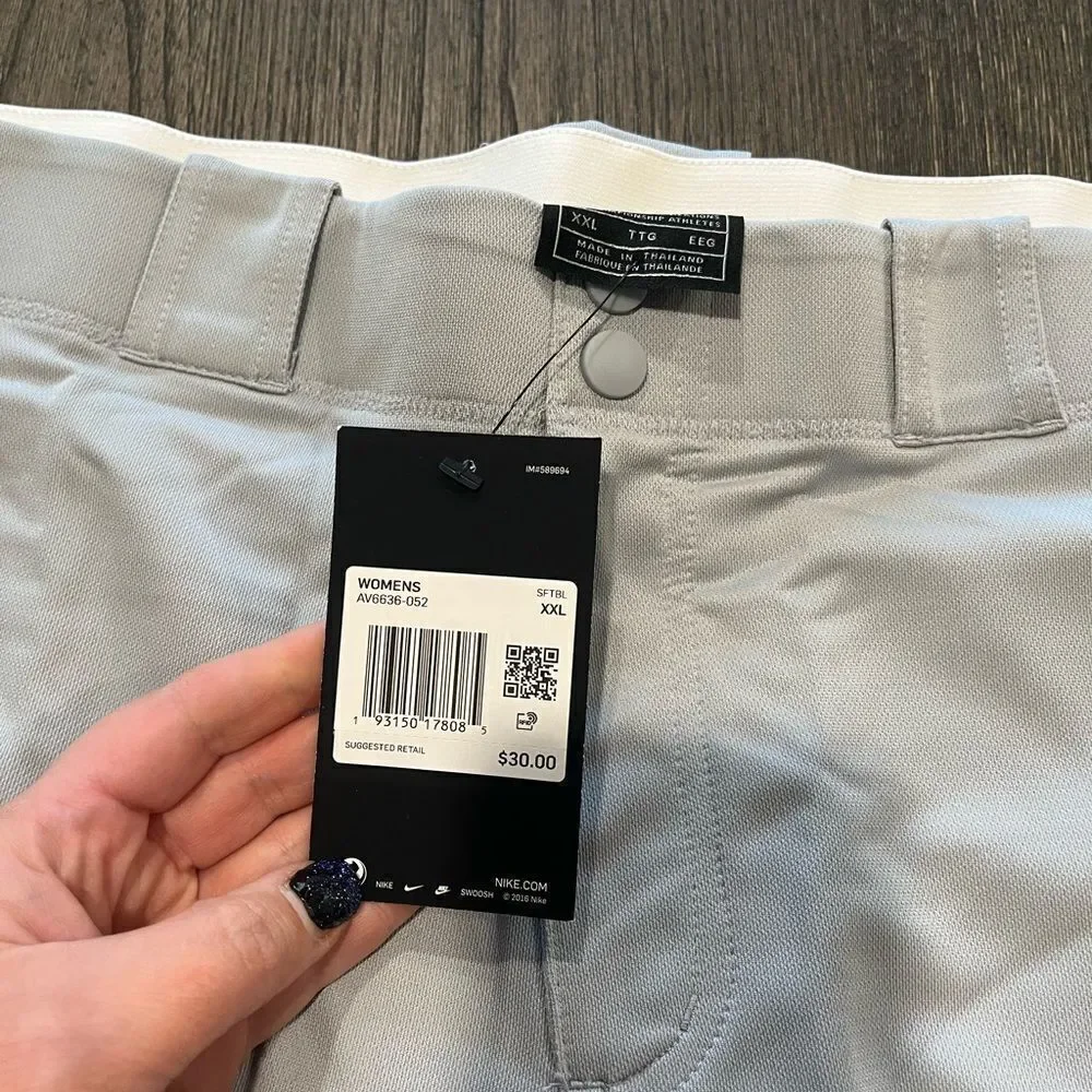 Nike Vapor Women's Softball/Baseball Pants 3/4 Length Crop - Size XXL